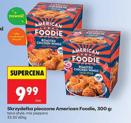 Skrzydełka pieczone taco style promocja w Biedronka