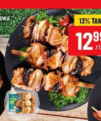 Szaszłyk drobiowy z boczkiem i cebulą promocja w POLOmarket